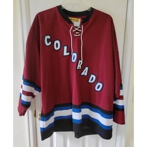 Vintage Koho Colorado Avalanche NHL Licensed Hockey Jersey Size XXL Air-Knit